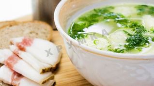 Рецепт Супа с манными клецками