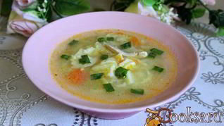 Рецепт Супа с мучными хлопьями