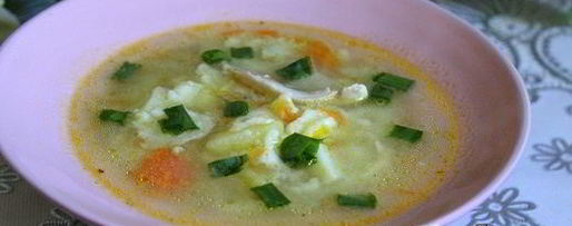 Шаг 7: супа с мучными хлопьями