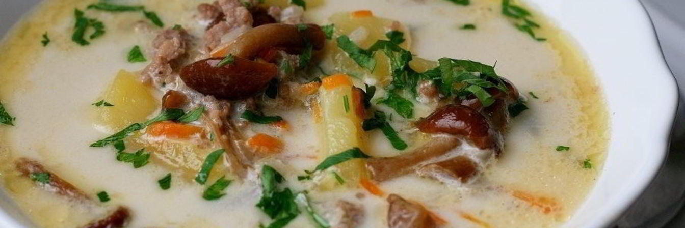 Рецепт Супа с опятами