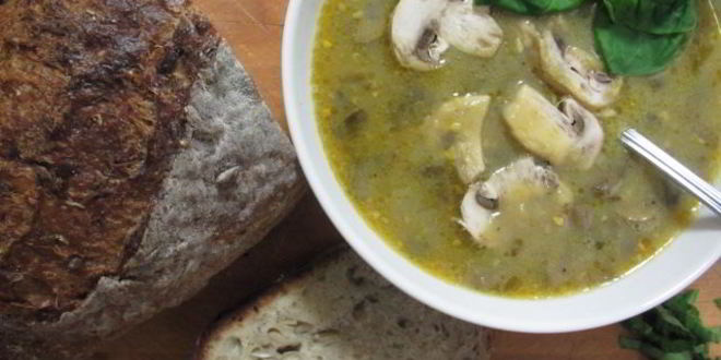 Рецепт супа с шампиньонами и картофелем