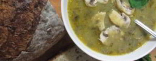 Шаг 2: супа с шампиньонами и картофелем