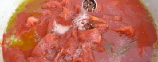 Шаг 1: супа с томатной пастой