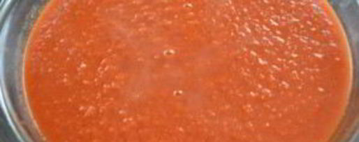 Шаг 2: супа с томатной пастой