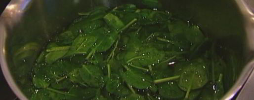 Шаг 1: супа со шпинатом