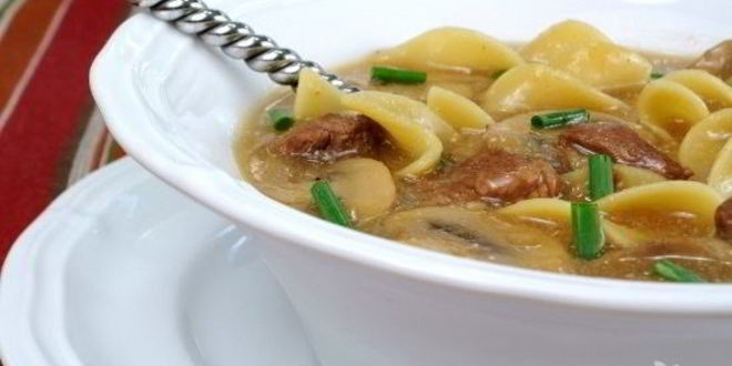 Рецепт супа строганов