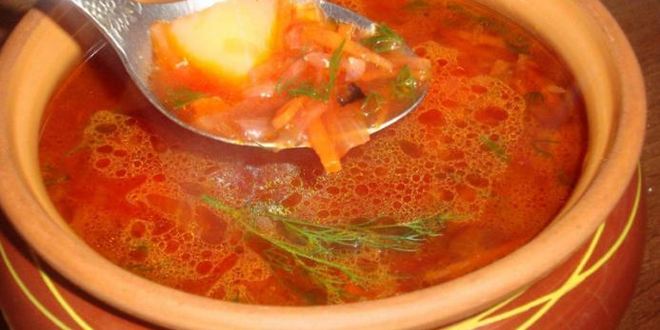 Рецепт горячего свекольника