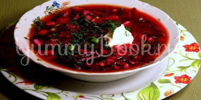 Рецепт холодного борща