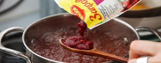 Шаг 1: холодного свекольника с брынзой