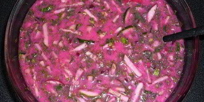 Рецепт холодного свекольника