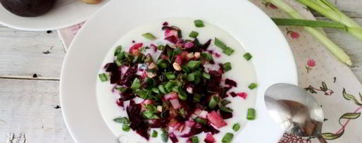 Шаг 7: классического холодного свекольника на кефире