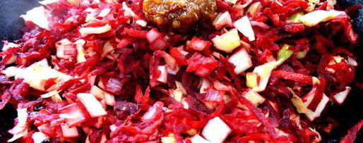 Шаг 11: латвийского свекольника с фрикадельками