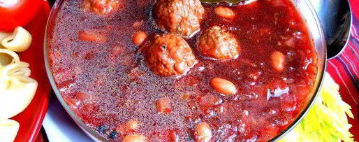 Шаг 16: латвийского свекольника с фрикадельками