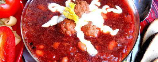 Шаг 17: латвийского свекольника с фрикадельками