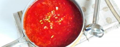 Шаг 5: постного свекольника с помидорами