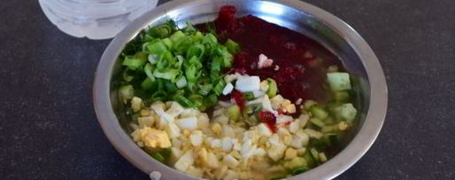 Шаг 9: свекольника из маринованной свеклы из банки