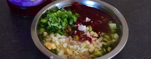 Шаг 10: свекольника из маринованной свеклы из банки