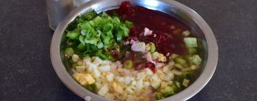 Шаг 12: свекольника из маринованной свеклы из банки