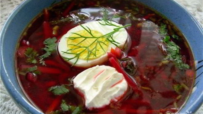 Рецепт Свекольника холодного классического