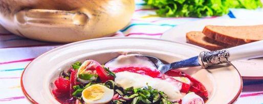 Шаг 17: свекольника холодного с ботвой