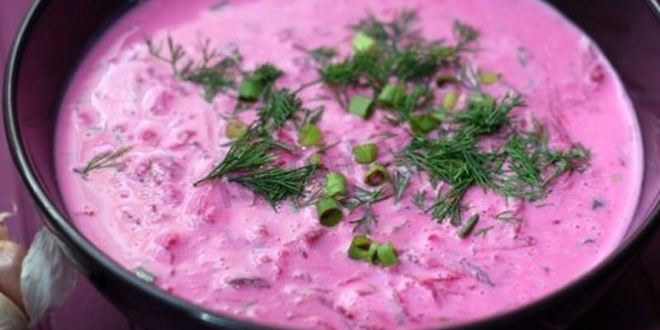 Рецепт свекольника на кефире