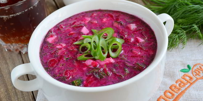 Рецепт свекольника на хлебном квасе