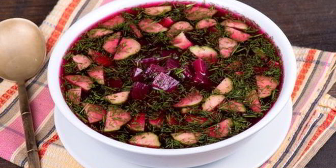 Рецепт свекольника на квасе