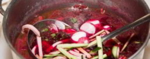 Шаг 9: свекольника с ботвой холодный