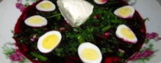 Шаг 5: свекольника с ботвой