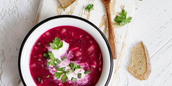 Рецепт свекольника с фасолью и прованскими травами