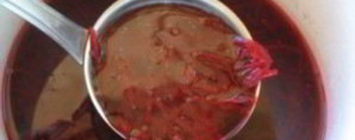 Шаг 1: свекольника с колбасой