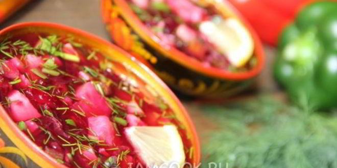 Рецепт свекольника с курицей