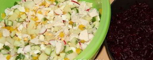 Шаг 5: свекольника с курицей