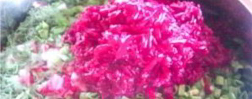 Шаг 3: свекольника с мясом