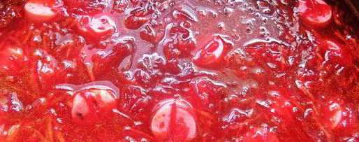 Шаг 19: свекольника с сосисками