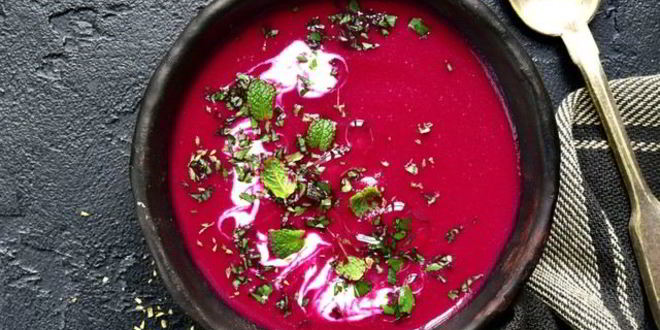 Рецепт свекольника с томатами