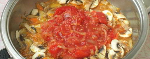 Шаг 4: свекольника со щавелем, фасолью и шампиньонами