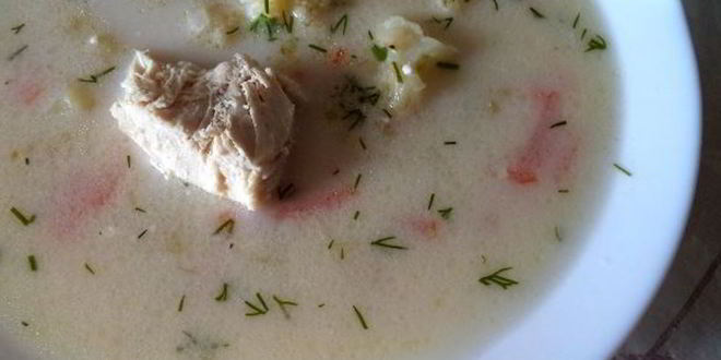 Рецепт куриного сырного супа с плавленым сыром