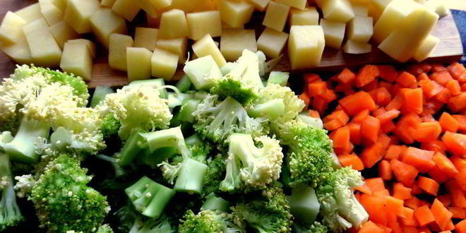 Рецепт овощного сырного супа