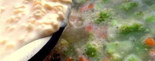 Шаг 5: овощного сырного супа