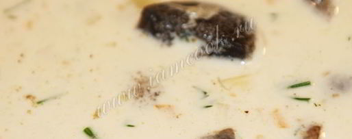 Шаг 11: сливочно-сырного суп с грибами