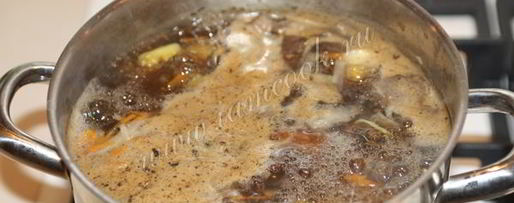 Шаг 6: сливочно-сырного суп с грибами