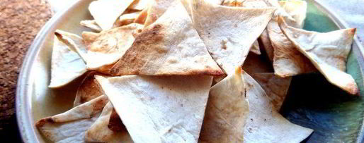 Шаг 16: сырно-макаронного суп и чипсы из лаваша