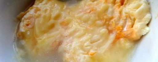 Шаг 8: сырно-макаронного суп и чипсы из лаваша