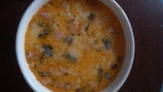 Рецепт Сырного картофельного супа с морепродуктами