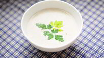 Рецепт Сырного крема-супа с грибами и сельдереем