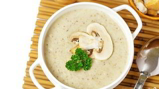 Рецепт Сырного крема-супа с шампиньонами