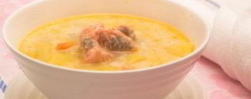 Шаг 6: сырного рыбного супа