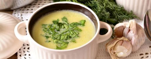 Шаг 3: сырного супа-пюре с кабачком