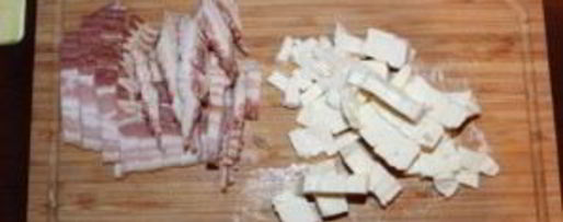 Шаг 1: сырного супа с беконом